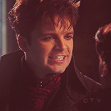 ponamelia-moved-to-gillansq-blog:  - You think you’re The Mad Hatter. - My name’s Jefferson. 