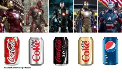 dorkly:  Iron Man Suits Match Soda Cans RC Cola is one of the random henchmen he blew up.
