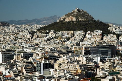 (via Lykavitos Hill, a photo from Attiki, Attica | TrekEarth) Athens, Greece