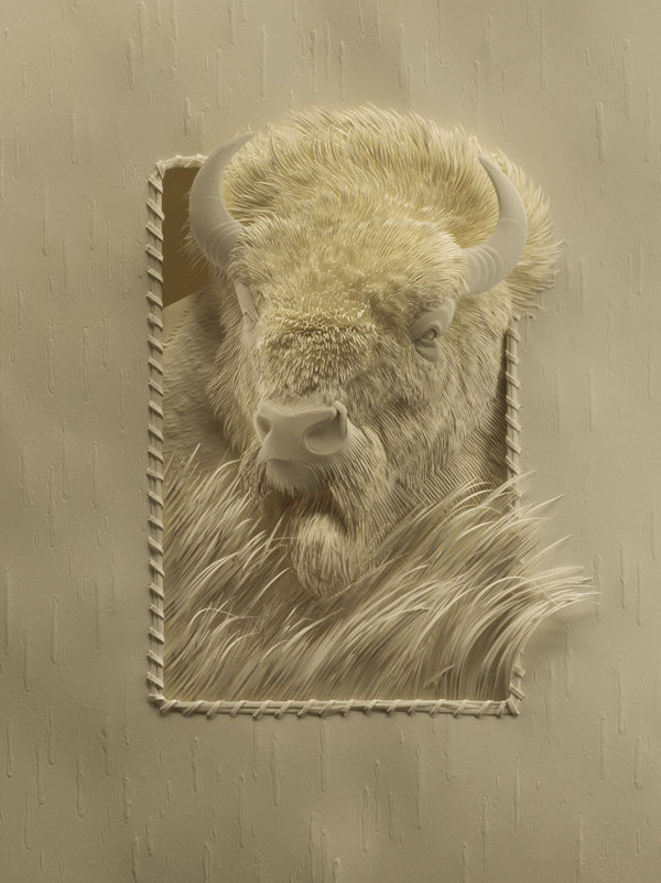 fer1972:  Paper Sculptures by Calvin Nicholls