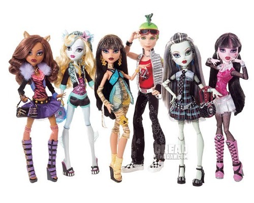 Respondendo a @Thaís minha colecao de monster high da G1 #monsterhigh