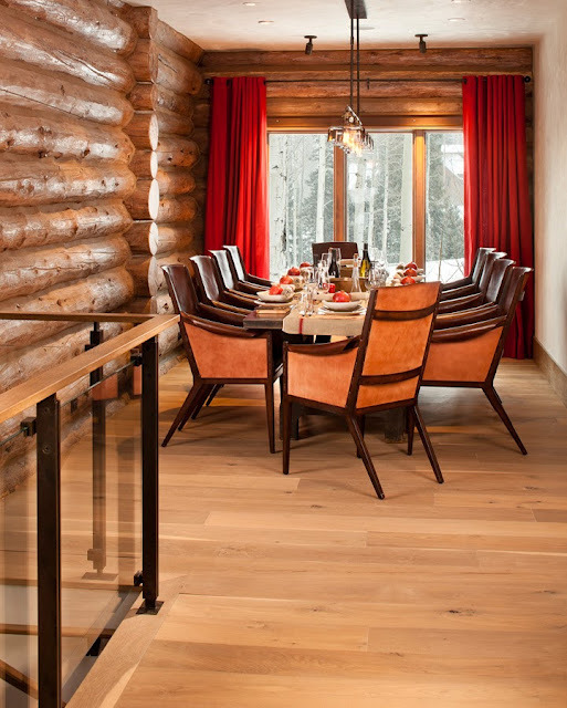 those are chairs that look like they&rsquo;re made from de-commissioned airplanes!