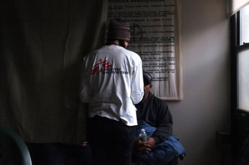 Photo: An MSF physician conducts a medical consultation with a resident at a makeshift clinic opened in Rockaway, Queens. USA 2012 © Michael Goldfarb/MSF
Doctors Without Borders Responds to Hurricane Sandy
To our friends and supporters,
I had just...