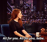 Kristen Stewart on “Late Night with Jimmy adult photos