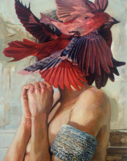 2headedsnake:  Meghan Howland Pestilence, 2012, oil on canvas, 20 x 16 inches 