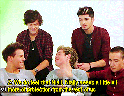 lewisandneil: But we heard that, Niall do you think that Harry is a bit childish? (x)