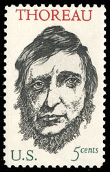 Henry David Thoreau, US Postage Stamp, 1967