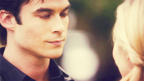 Damon + Caroline: eyes