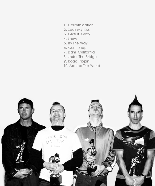 RHCP: Top TensSometimes I question if Californication is really my favourite RHCP track but it remin