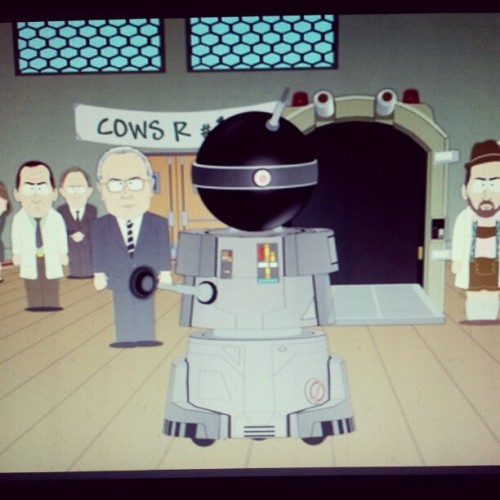 sarzfang: omg south park funnybot is a fucking dalek i’m going to die. help