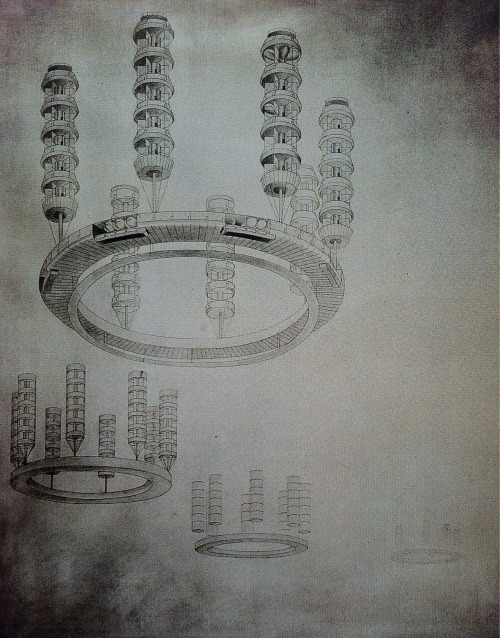 andreasangelidakis: Georgij Kroutikov, Flying City, 1928