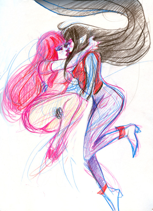 cuddlingthecthulhu:Bubbleline happened in my sketchbook and I didn’t question it good morning my lov