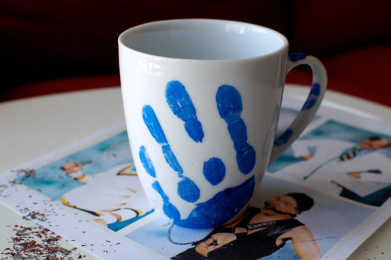 thebluthcompany:  Tobias Blue Mug by abirdinthehand