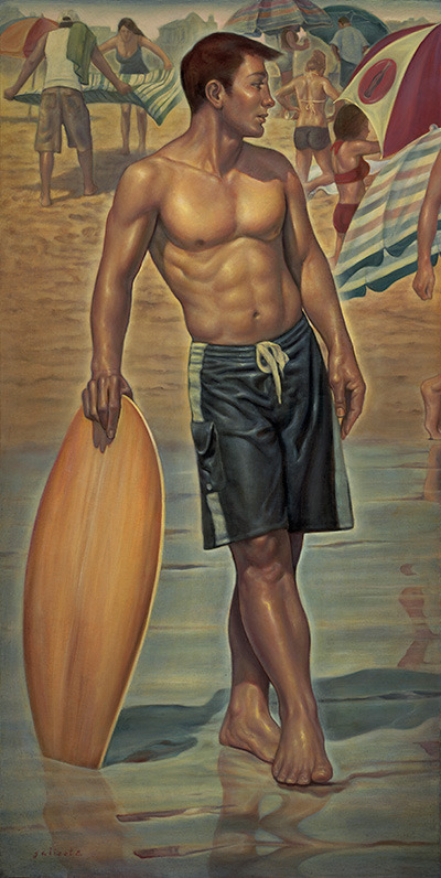 antonio-m:  A Lesson in TimingDanny Galieote,oil on canvas 