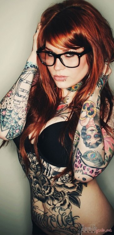 darkthor:  inkeddolls:  #InkedDoll  Love that “cum fuck me” look!!!