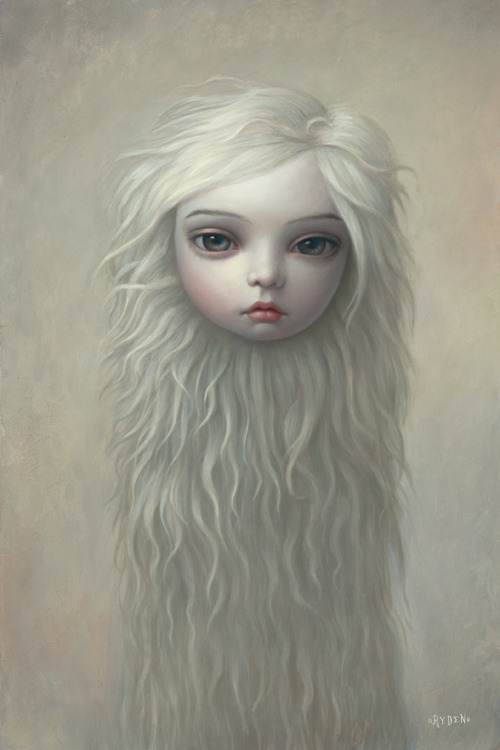 hifructosemag:As seen on the cover of Hi-Fructose vol.11 griffinleeanne:Fur Girl by Mark Ryden