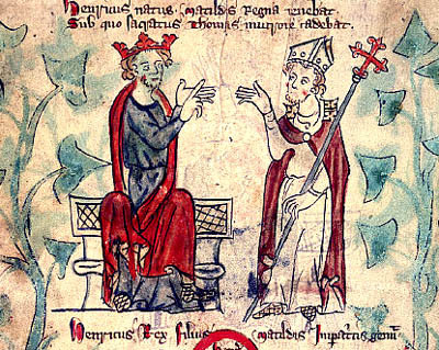 a-mon-seul-desir:Henry II and Thomas Becket