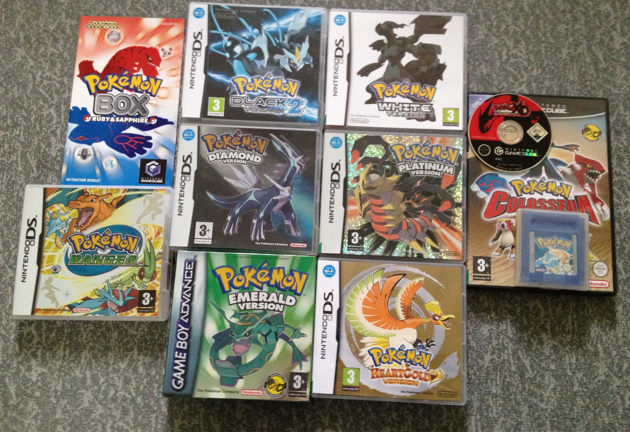 tone-ring:  I have more Pokemon games but I think I threw the boxes out years ago