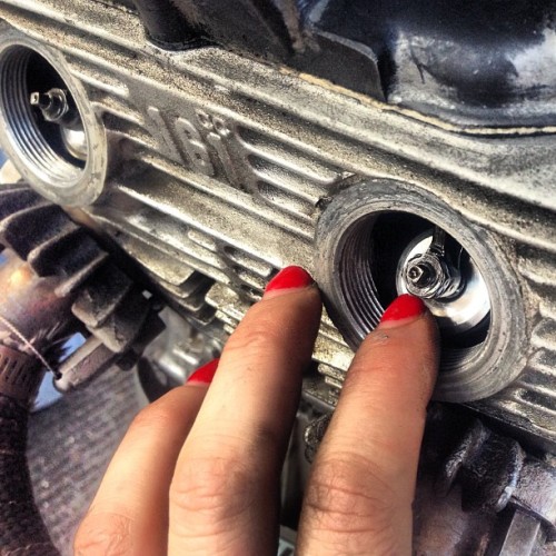 Lady hands just look better with mechanical things.
[ more of Stacie B. London ]