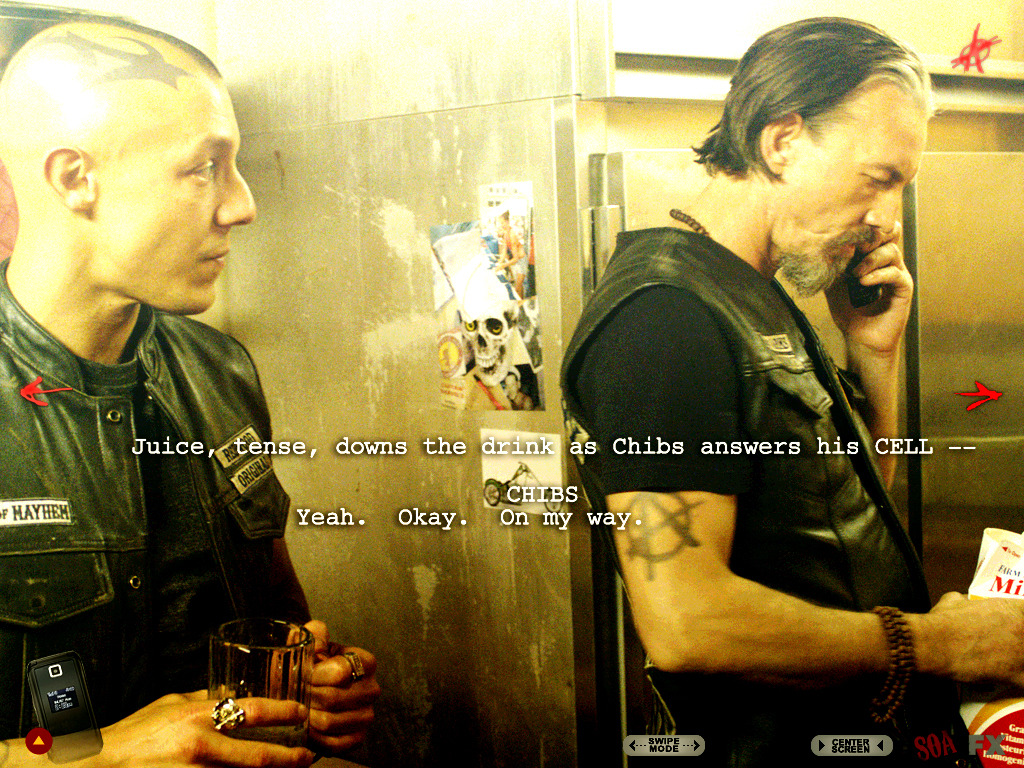 shpirtezemer:  Sons of Anarchy App - Season 5 Content  Deleted Scene: To Thine Own