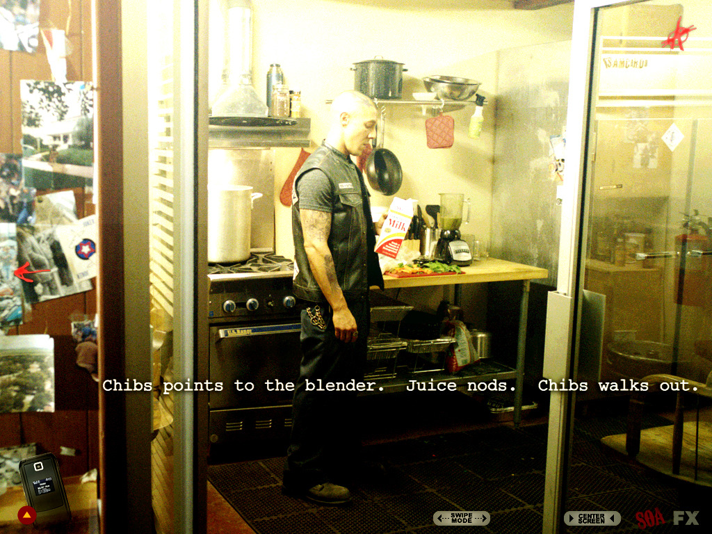 shpirtezemer:  Sons of Anarchy App - Season 5 Content  Deleted Scene: To Thine Own