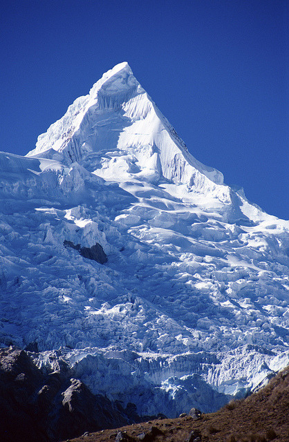 Alpamayo Peak in the Cordillera Blanca, Peru (by Exodus Travels).