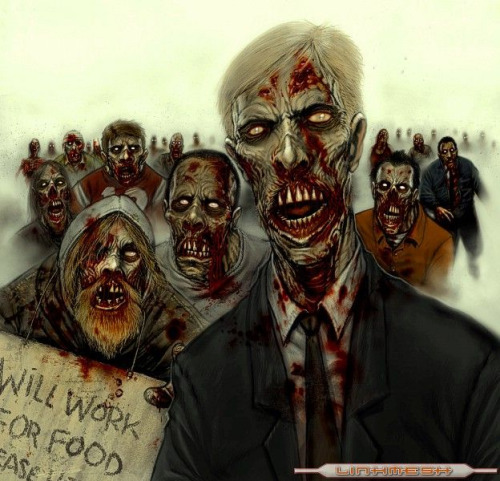 When the Zombie Apocalypse hits, I’m not even gonna wait for my family to turn, I’m just gonna kill ‘em all. *cue maniacal laughter*  Hey, it’s survival, they’re all pricks and who’s to say they weren’t infected