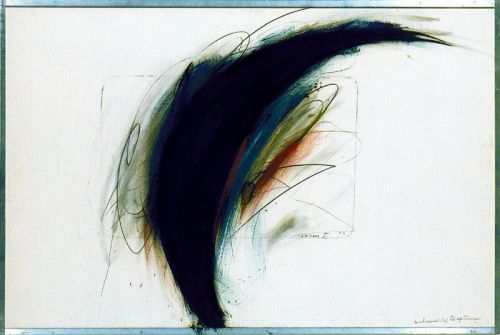 artblackafrica:  Arnulf Rainer. Arching Black. 1963 