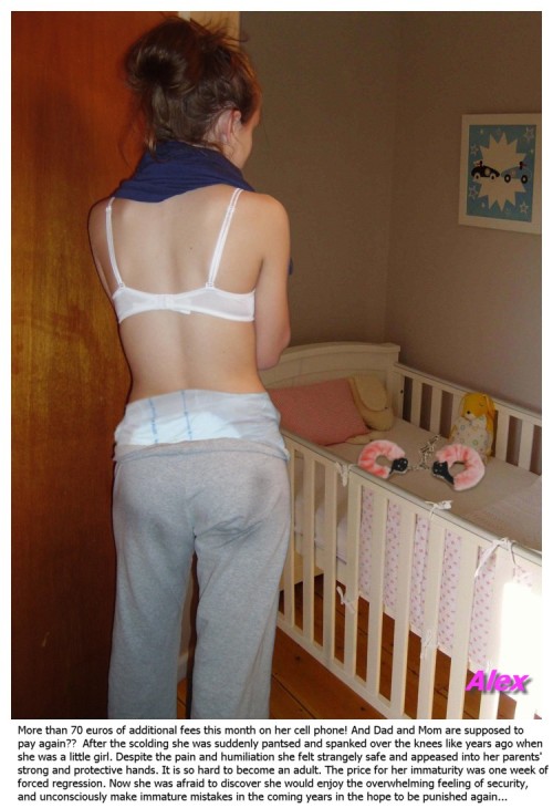 Girl peeing her diaper