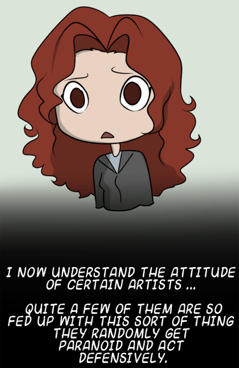 wecansexy:  baroness-boogerface:  azurarey | bronydanceparty | lostvioletlotus | celttabikat | tofu93:      by Bitter-Cherry.  This is really true, I really am utterly amazed at the amount of people that view artists as “something not human”,