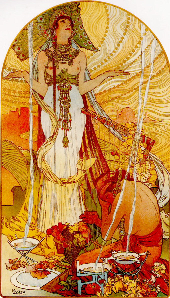 jedmiracle:  dfordoom:  Alphonse Mucha Salammbô  P 