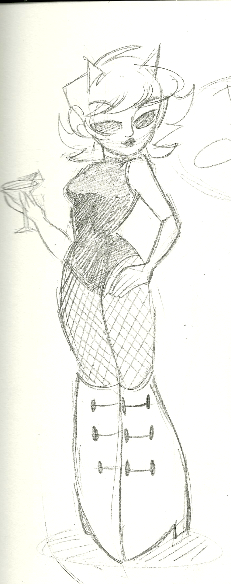 a terezi dump from my sketch book  im sorry terezi is just my favorite female character