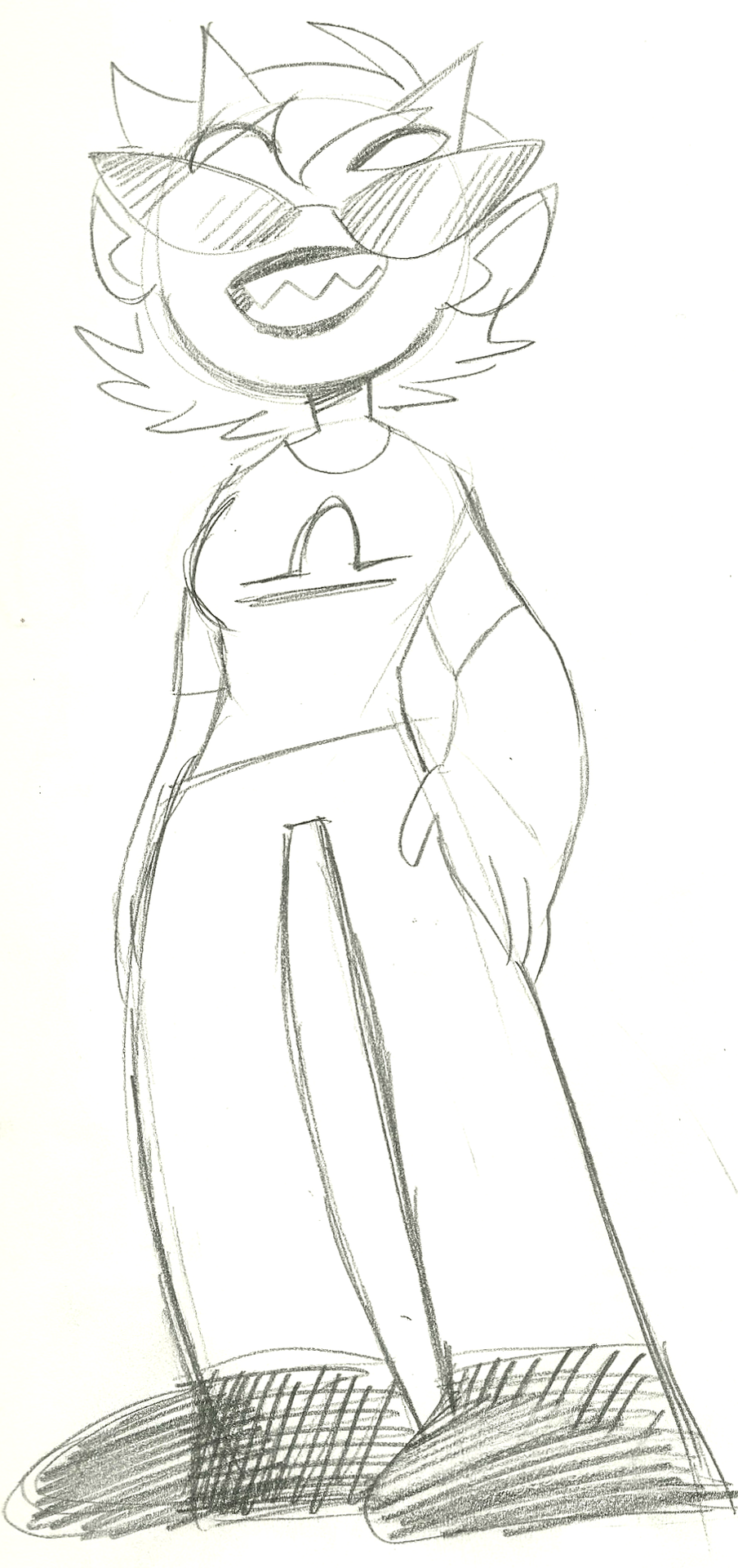 a terezi dump from my sketch book  im sorry terezi is just my favorite female character