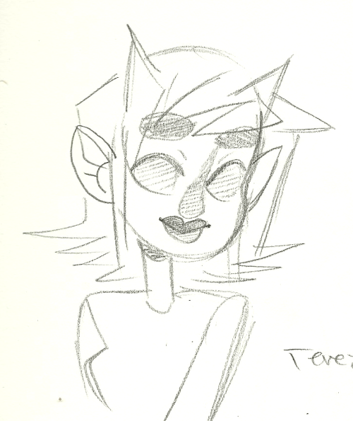 a terezi dump from my sketch book  im sorry terezi is just my favorite female character everrrr UuU