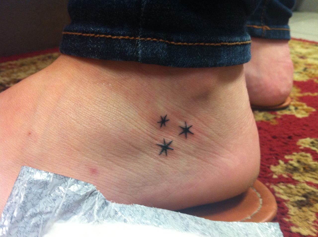 Learn 92 about triple star tattoo unmissable  indaotaonec