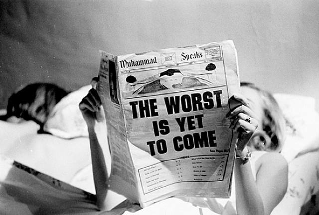 inritus:  The Worst is Yet to Come, New York (1968), photographed by Steve Schapiro.