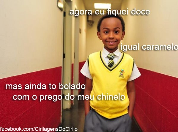 não entendi porque achei graça coloco aqui mesmo