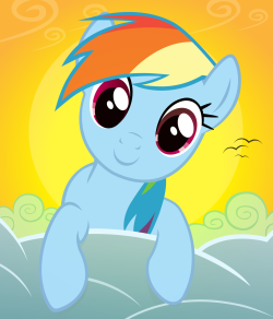 mlpfim-fanart:  Rainbow Dash - Good Morning