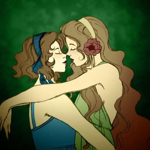 lesbianfairytales:“Dorothy and Ozma slash- in case you didn’t know.”~UndeadPrincess