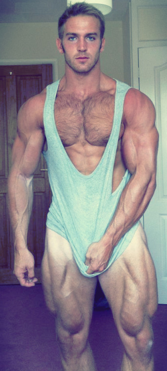 Adam Charlton is so freaking hot. I can&rsquo;t stand his gorgeous hairy chest, blue eyes, and h