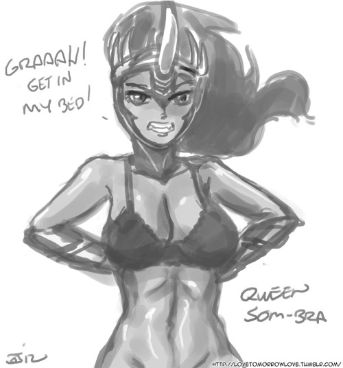 Yeah… Queen SomBRA Human R63 sketches