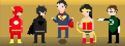 It8Bit:  8-Bit Justice League  Created &Amp;Amp; Submitted By Jordan Collis