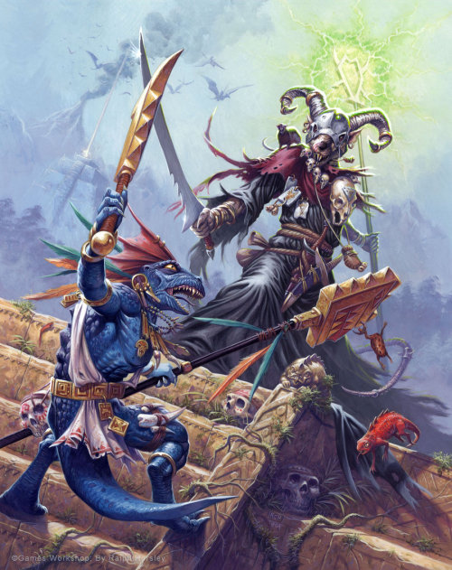 oceansoverallofus:  Is there an Aztec Warhammer army that I didn’t know about?  Yeah, Lizardme
