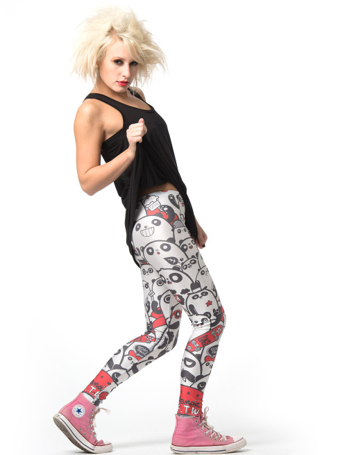 Bobsmade&rsquo;s panda leggings, also sold through straight banana/funnylegs.de.