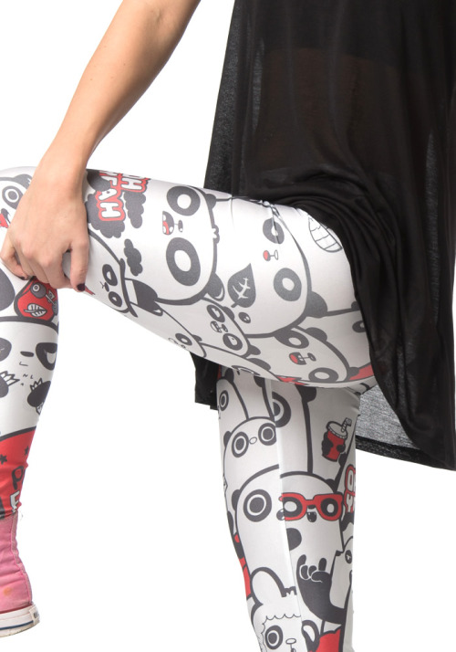 Bobsmade&rsquo;s panda leggings, also sold through straight banana/funnylegs.de.