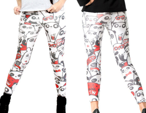 Bobsmade&rsquo;s panda leggings, also sold through straight banana/funnylegs.de.