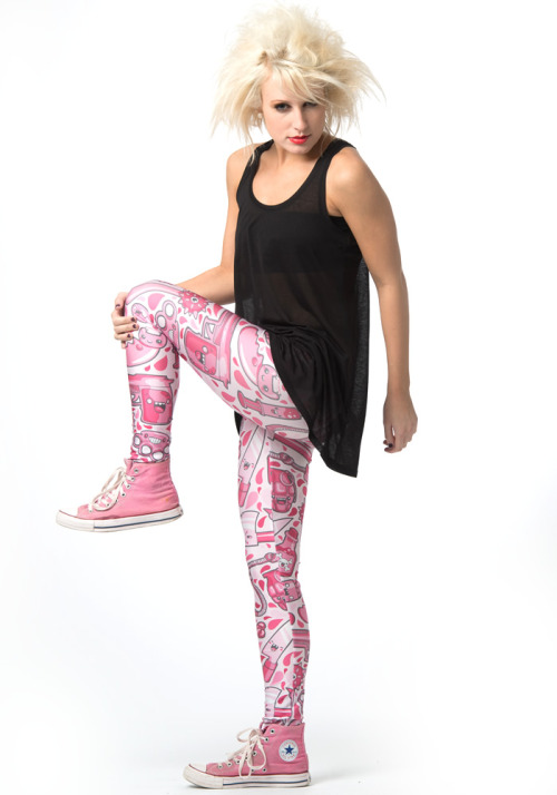 Bobsmade&rsquo;s cute violence leggings, sold through straight banana/funnylegs.de.