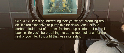 surimistick:batman-thebakedcrusader:wigmund:relatedworlds:If you’ve never played Portal/Portal
