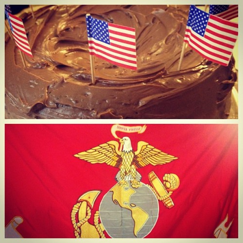Celebrating my Veteran Daddy and the Marine Corps&rsquo; birthday. #mydadcanbeatupyourdad #beyon