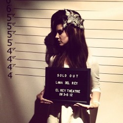 ikilledlanadelrey:  Lana Del Rey Mugshot